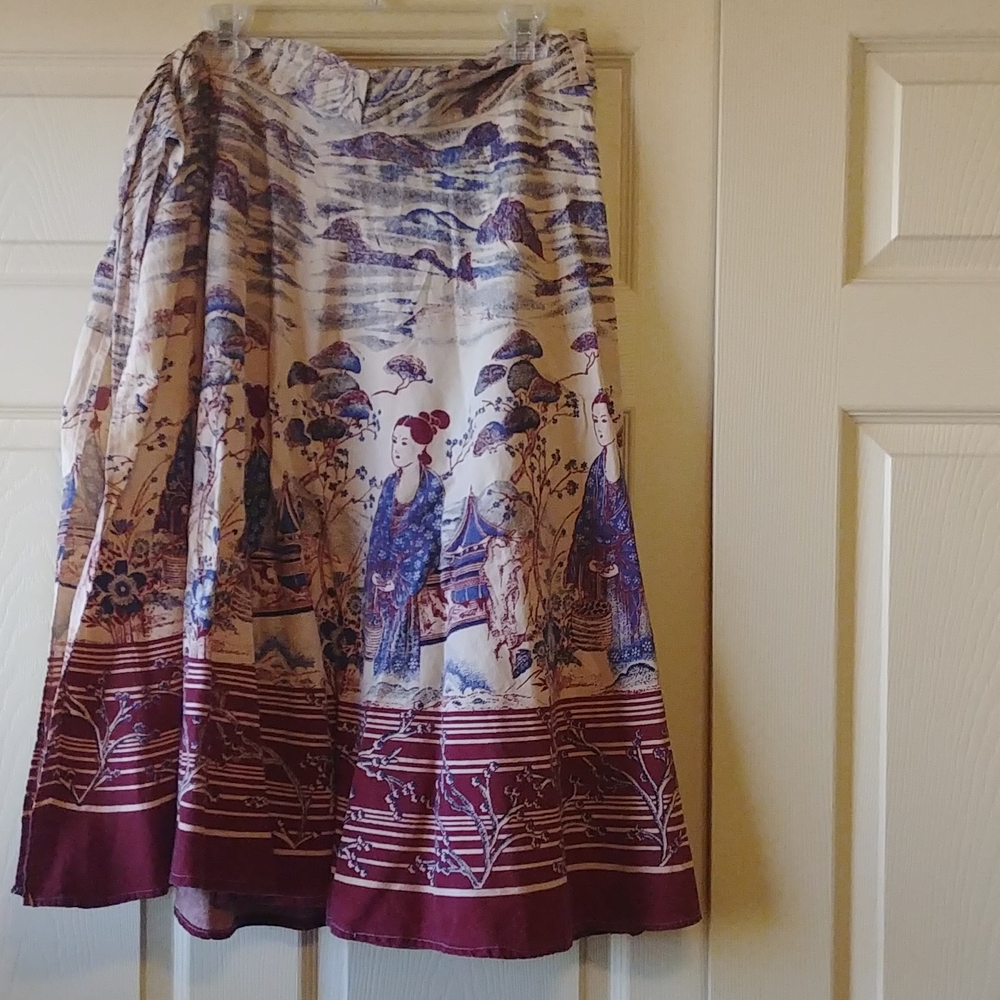 Vintage Wrap Skirt